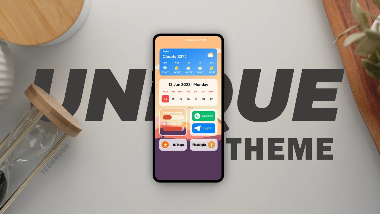 🔥 Ultra Unique Xiaomi THEME With New Animations || MIUI Theme 2022