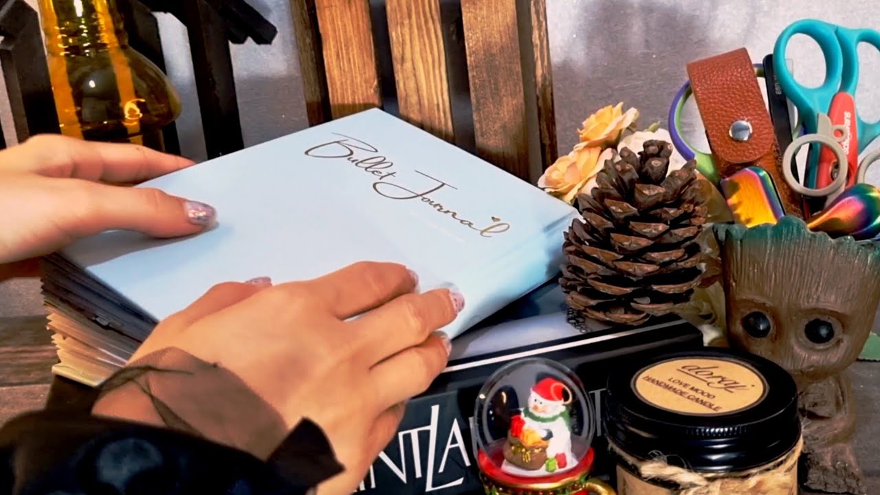 ASMR Scrapbook journaling compilation 💜 Relaxing Sounds | No Talking ✨