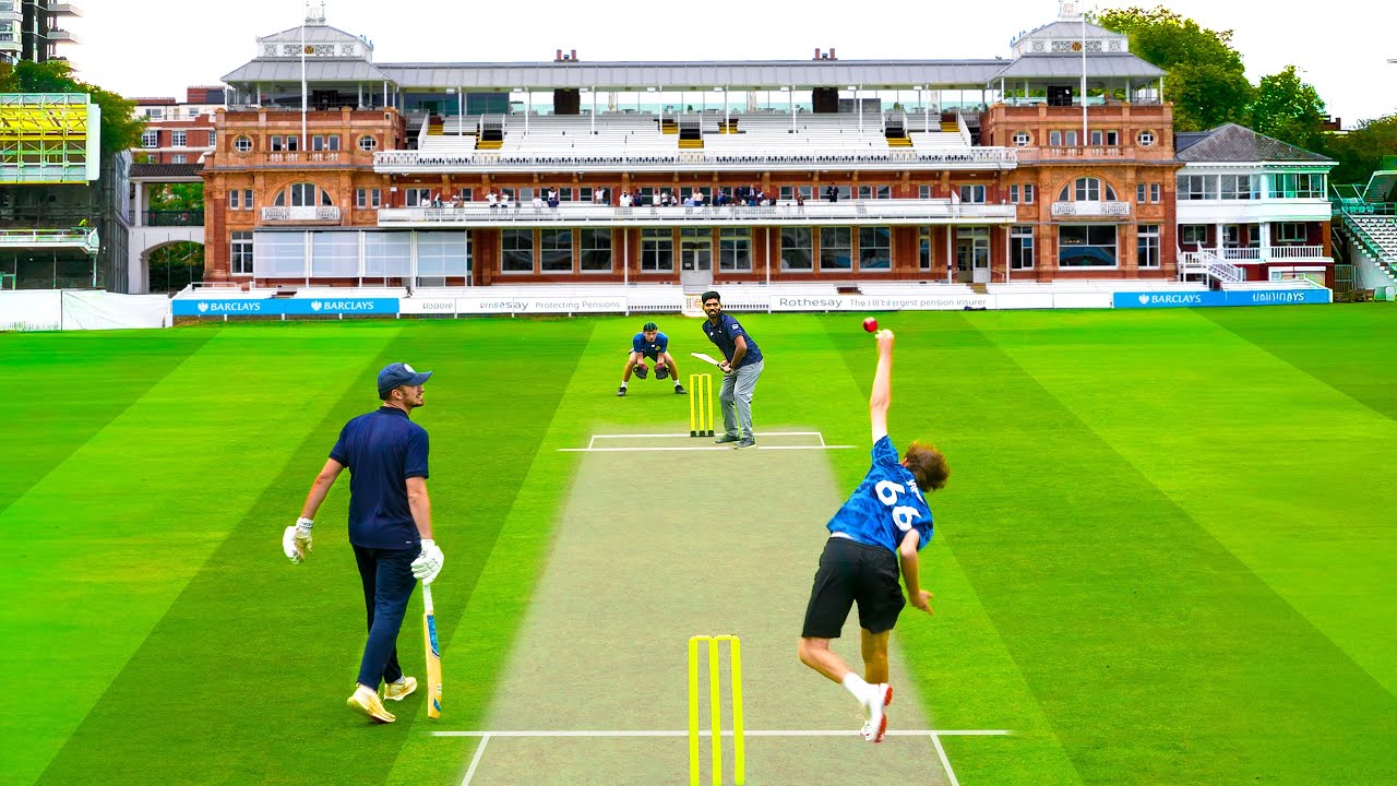 We Played Backyard Cricket at LORD'S