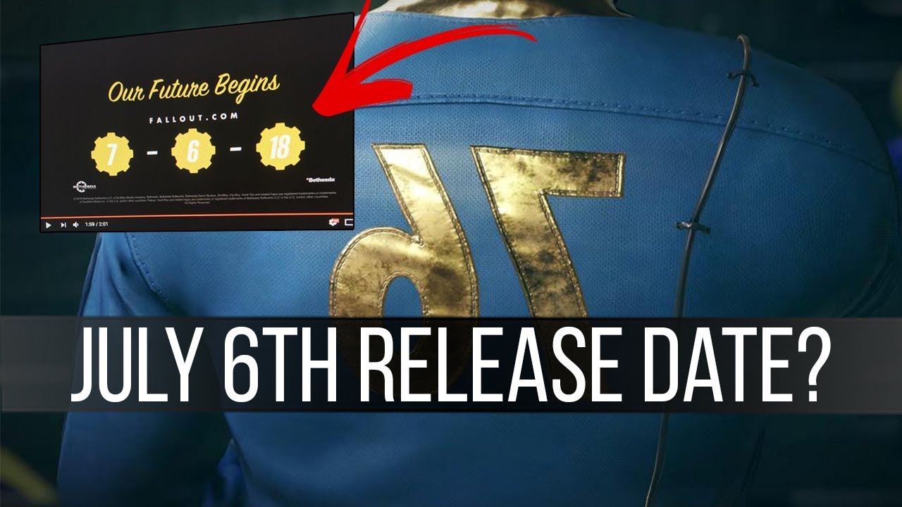 A New Leak Shows a Fallout 76 Release Date of July 6th 2018