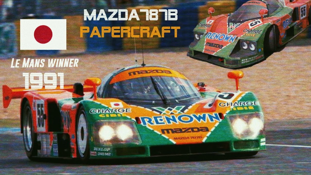 Mazda787B Papercraft.