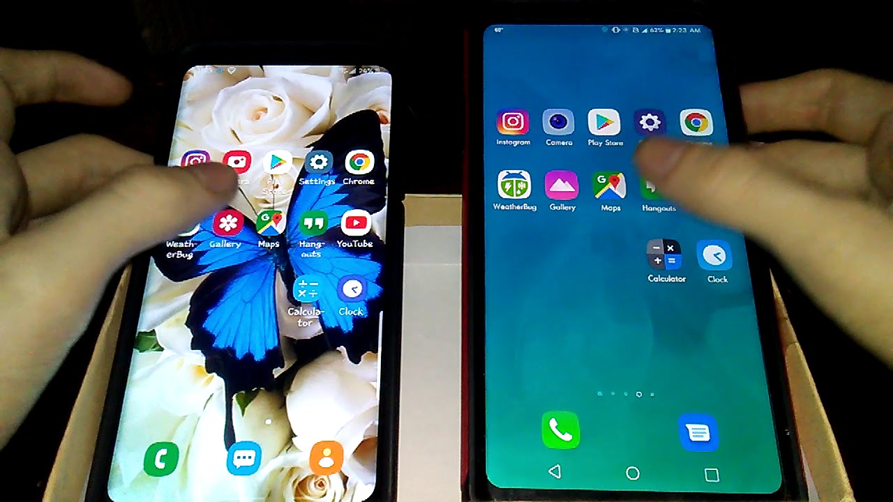 LG Stylo 4 VS Samsung Galaxy S9 Speed test