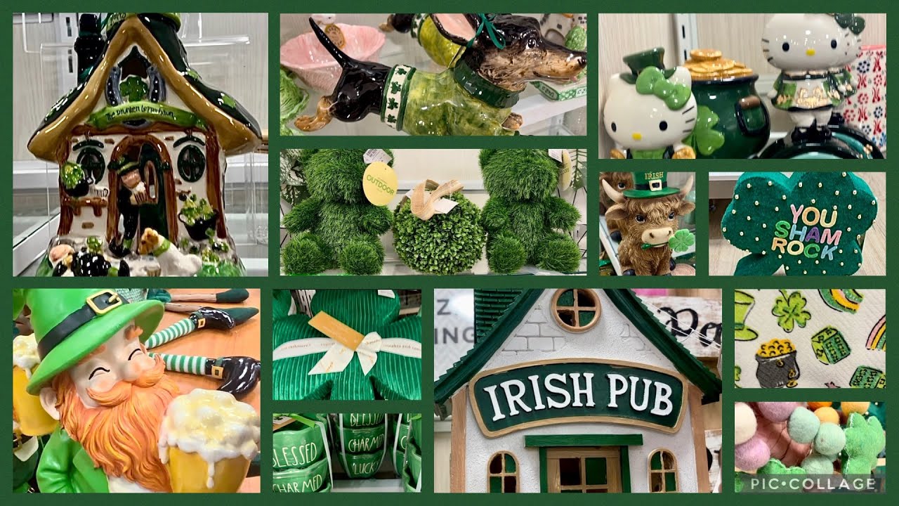 St Patrick’s Decor in Marshall’s, Homegoods & TJMaxx!☘️