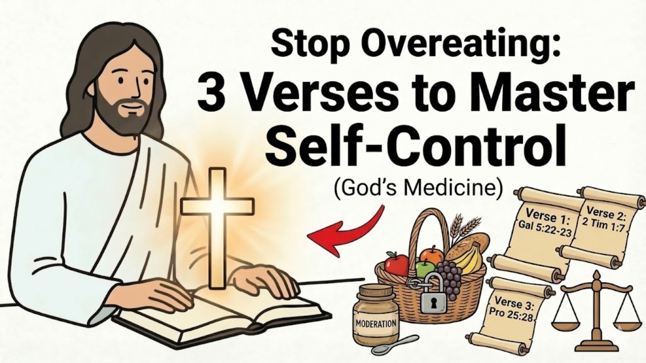 Stop Overeating: 3 Verses to Master Self-Control (God’s Medicine)