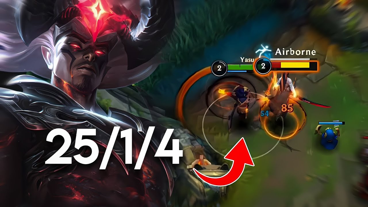 INSANE YASUO DESTROY YONE MORTAL BUILD DOMINATION WILD RIFT