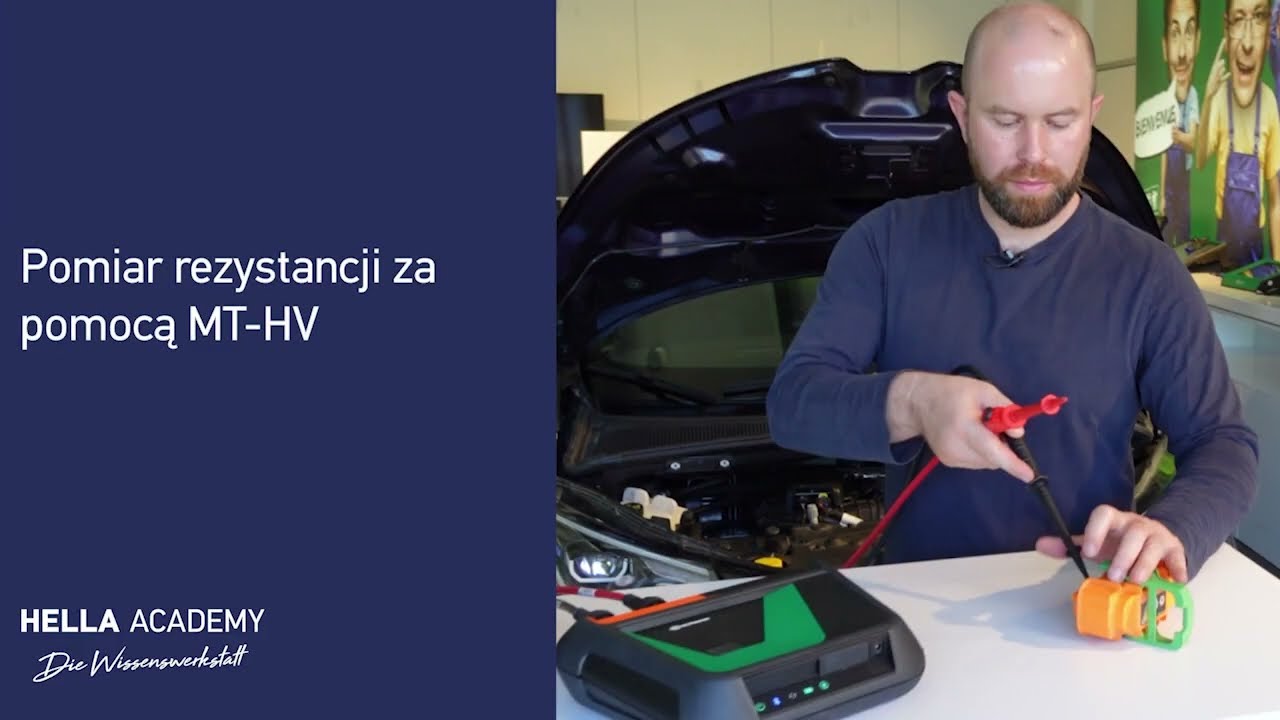 Pomiar rezystancji z wykorzystaniem mega macs X i MT HV, Hella Gutmann