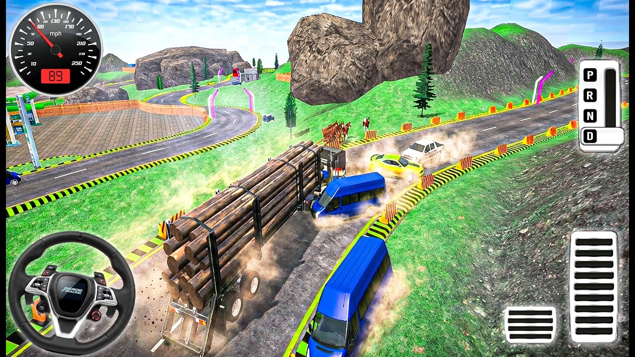 Heavy Oil Tanker Truck Driving Simulator - Hill Mud Runner Cargo Transport Games - Android GamePlay