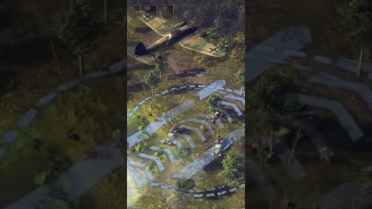 He-111 Bombing Run | Sudden Strike 4 #shorts