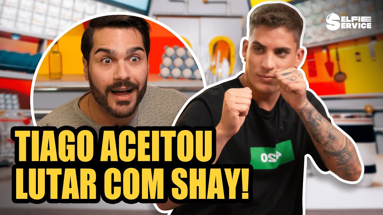 SELFIE LIGA PARA SHAY NA FRENTE DE TIAGO RAMOS E OS DOIS TOPAM LUTA! | #SelfieService