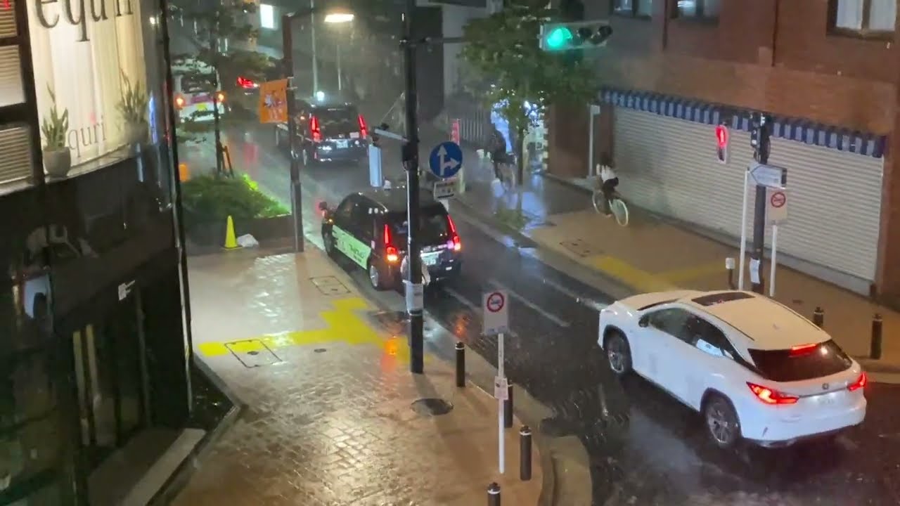 Biglaang umulan ng yelo or hail sa Tokyo, Japan #hailstorm 