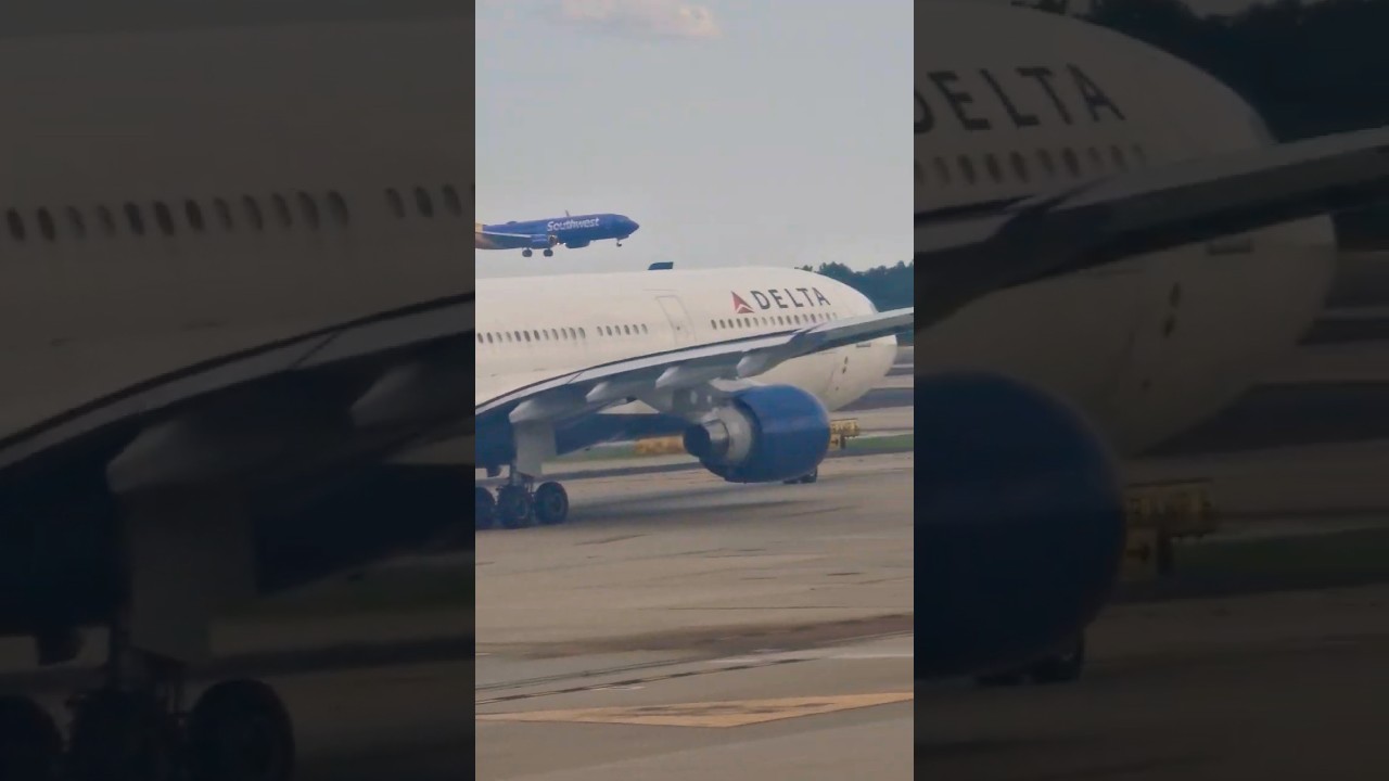 Watch These Airlines Battle for the Runway at ATL 