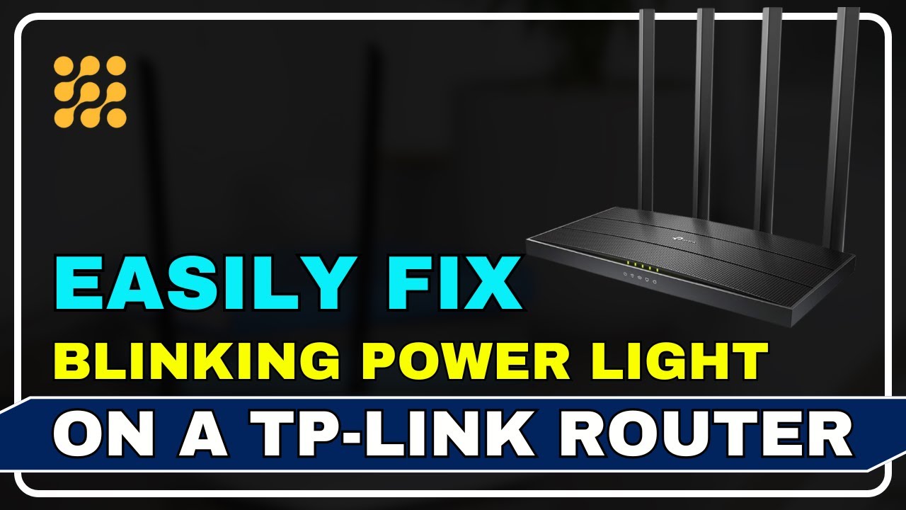 TP-Link Router Power Light Blinking? Here's the Fix! | TP-Link Router: Blinking Power Light- Solved!
