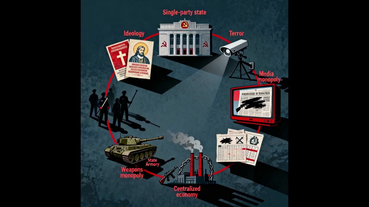 #72 Totalitaryzm: Jak działa system, kt&oacute;ry odbiera ludziom myśli? Poznaj mroczne tajemnice historii