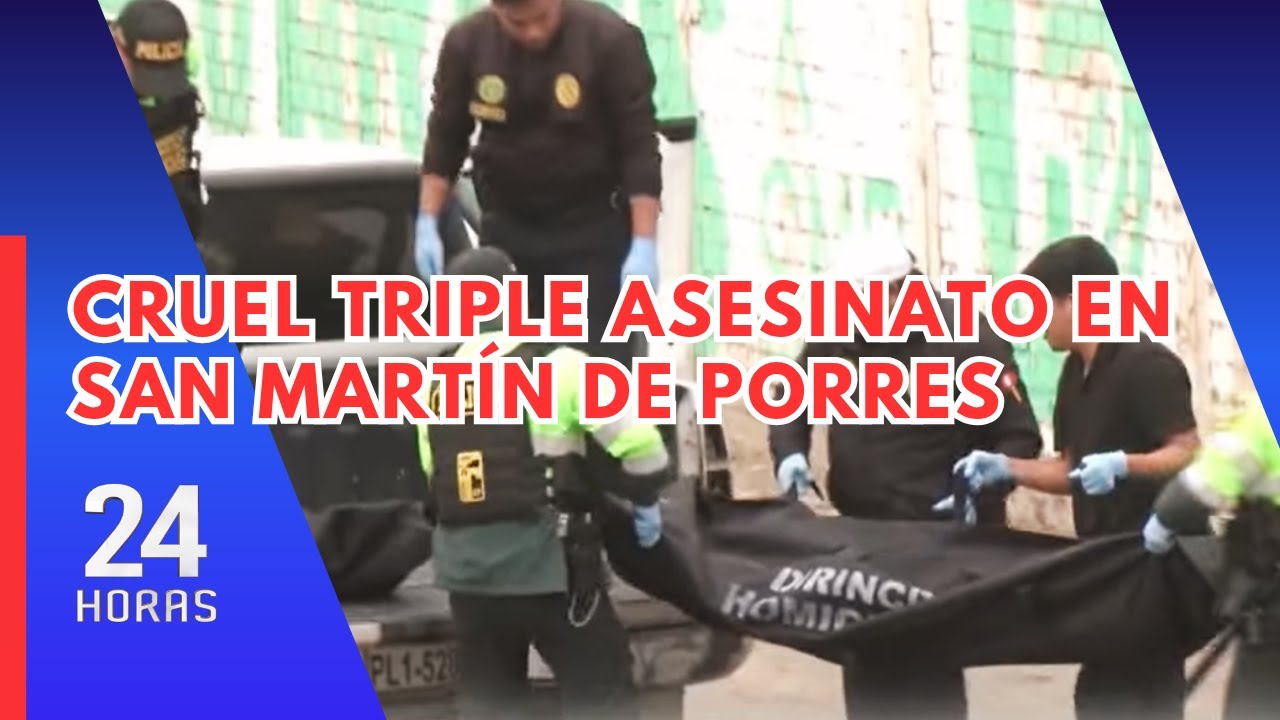 SMP: buscan a responsables de triple asesinato en descampado