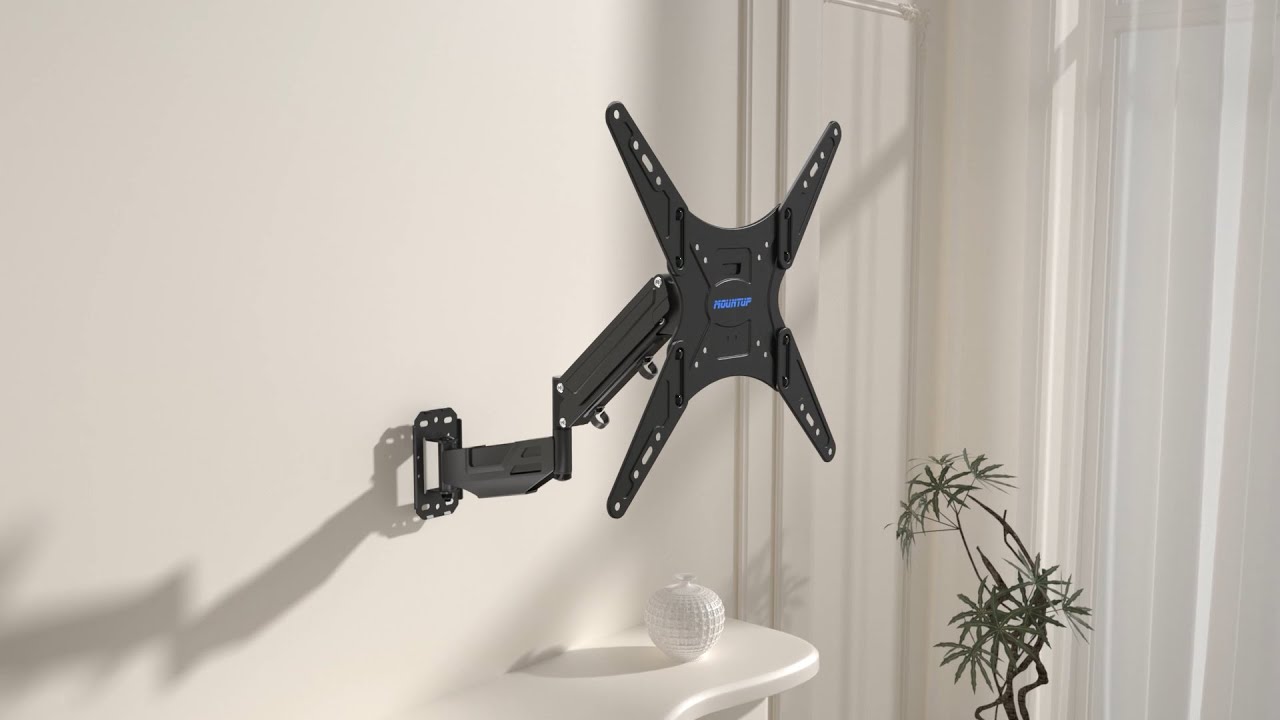 Full Motion Corner TV Wall Mount for 26''-55'' TVs MU0037-B from MOUNTUP