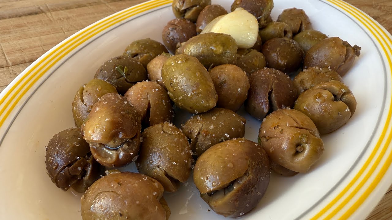 Aceitunas en agua