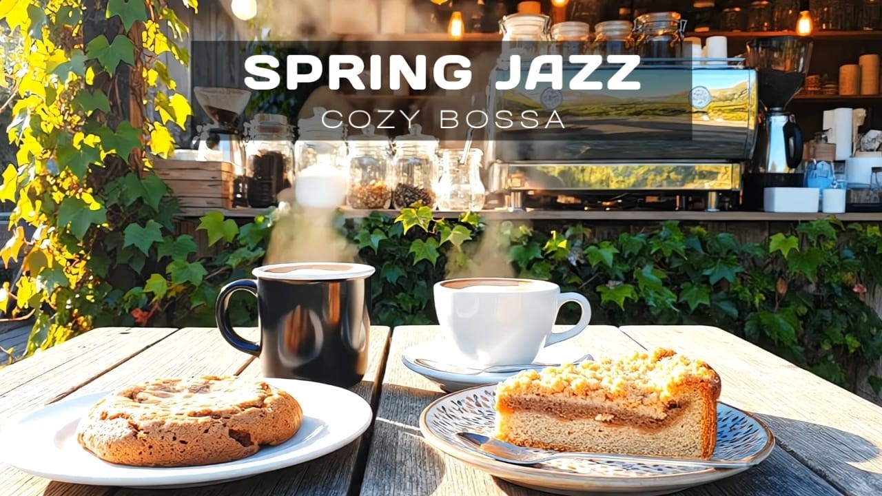Spring Bossa Nova Jazz 🎶 Smooth Cafe Instrumentals for Study, Work & Relaxation