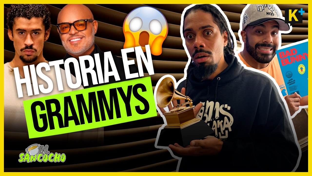 BAD BUNNY HACE HISTORIA + JELLY ROLL E ISRAEL HOUGHTON GANAN GRAMMYS 2026