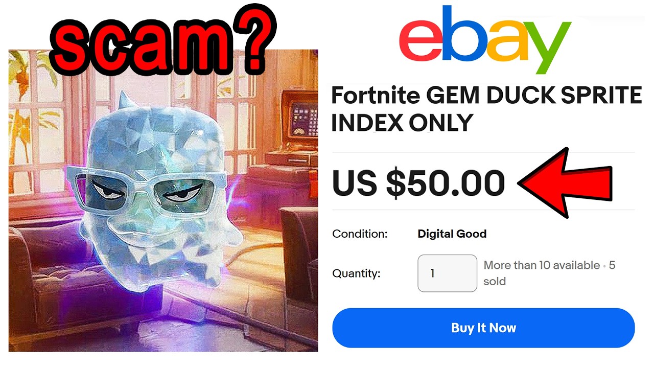 I Bought Rare Fortnite Sprites on eBay