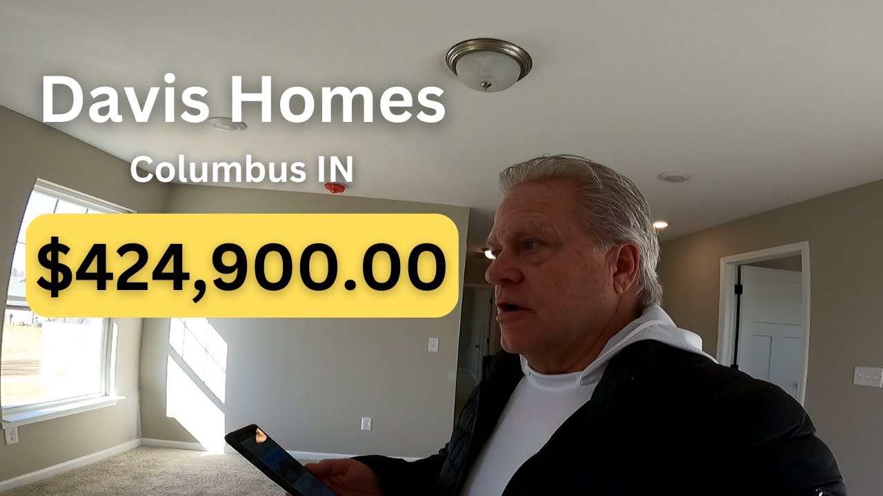 COLUMBUS INDIANA | DAVIS HOMES New Build Home Tour [$425K] Metropolitan INDIANAPOLIS Living