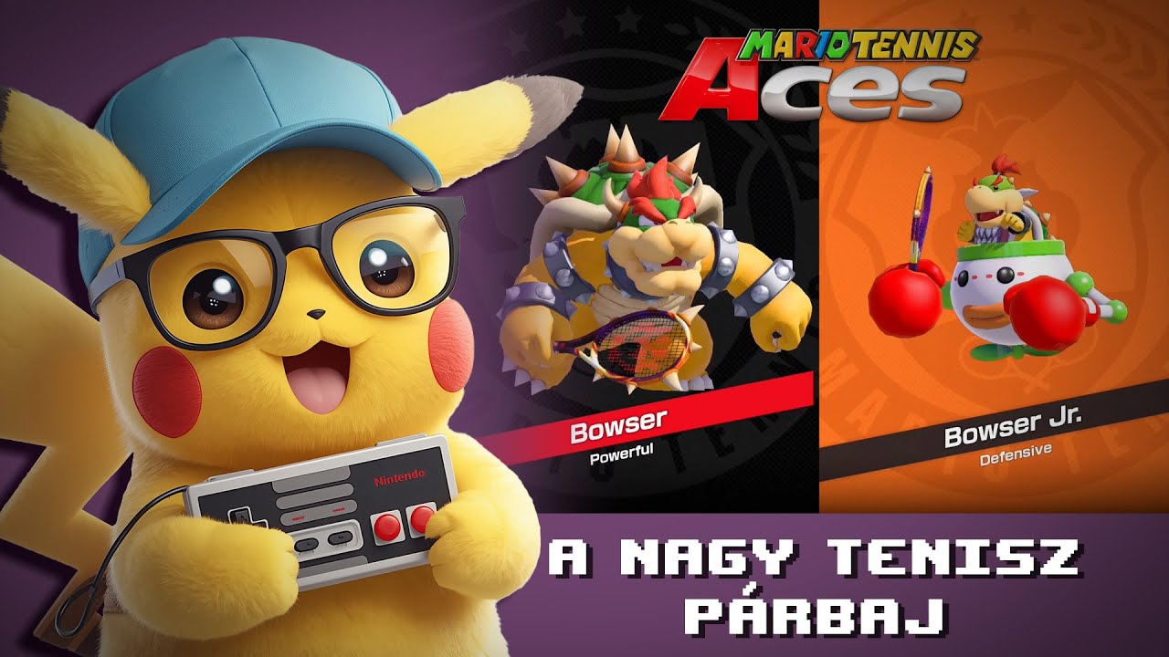 A nagy tenisz párbaj / Mario Tennis gameplay