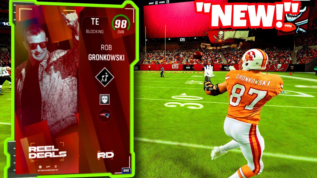 98 ROB GRONKOWSKI is UNSTOPPABLE in MADDEN 24! he gets DOUBLE ME X FACTOR!