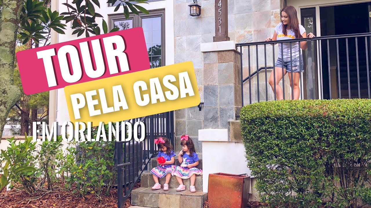 TOUR PELA NOSSA CASA EM ORLANDO | Jéssica e as Gêmeas