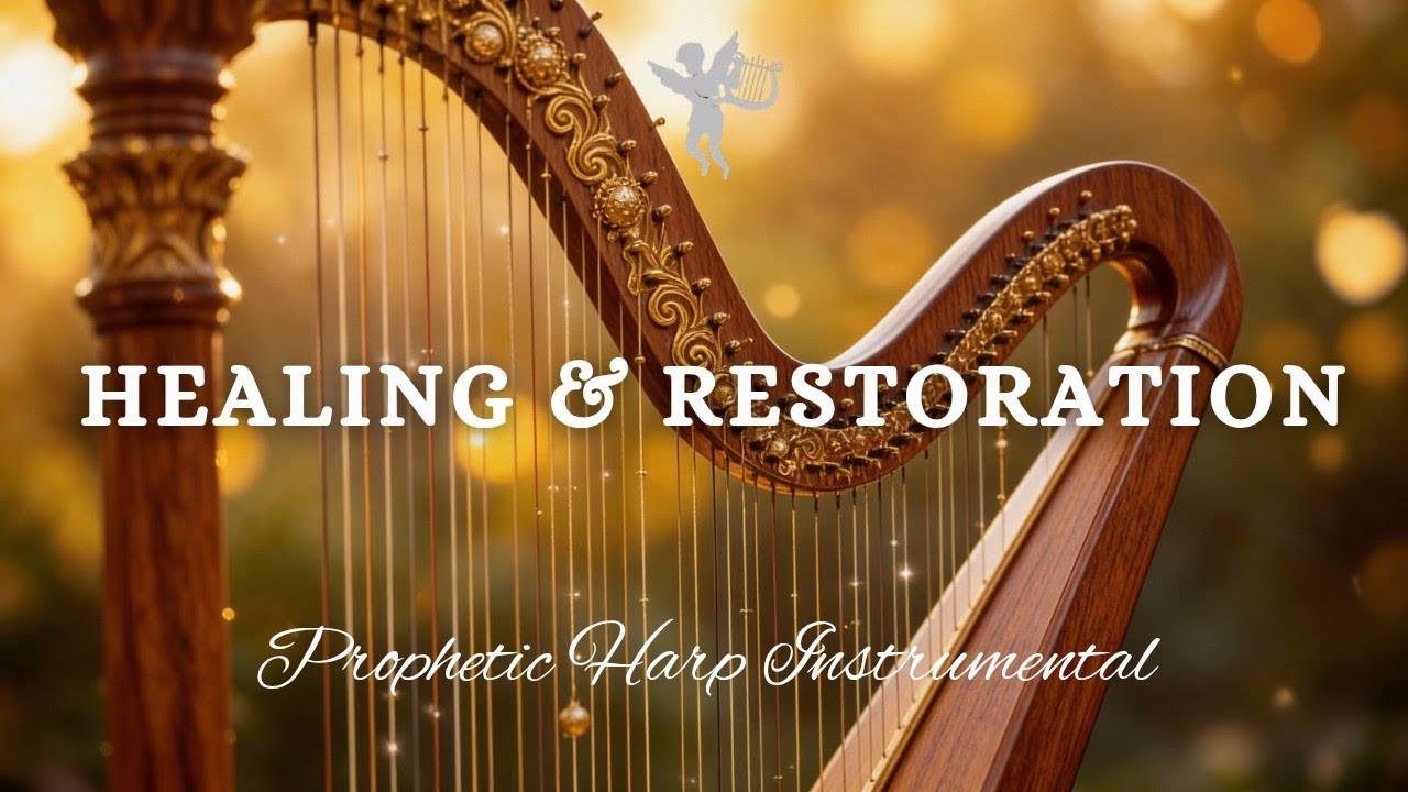 Prophetic Warfare Harp Instrumental/HEALING AND RESTORATION/Background Prayer Music 