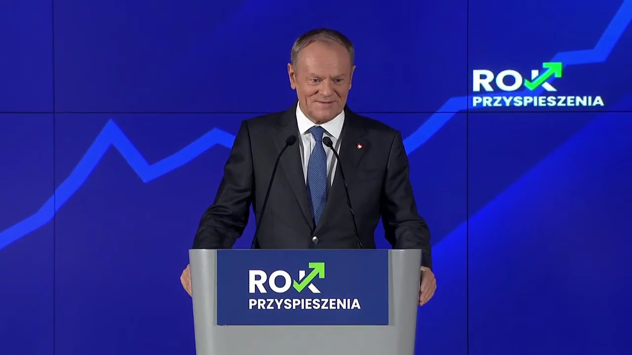 NA ŻYWO | Wystąpienie Premiera Donalda Tuska oraz Ministra Andrzeja Domańskiego