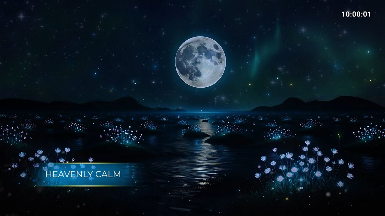 432Hz Celestial Sparkles | 10 Hours of Transparent Airy Pads for Anxiety Relief