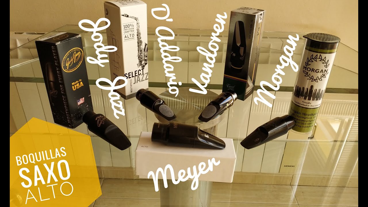5 Boquillas para saxo alto