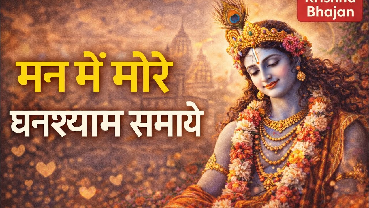 Man Me More Ghanshyam Samaye | मन में मोरे घनश्याम समाये | Krishna Bhajan | Shyam Bhajan