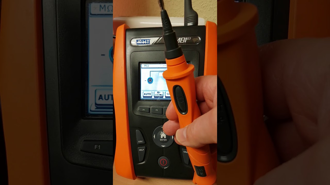 Bedienung Combi G3 Isolationsprüfung