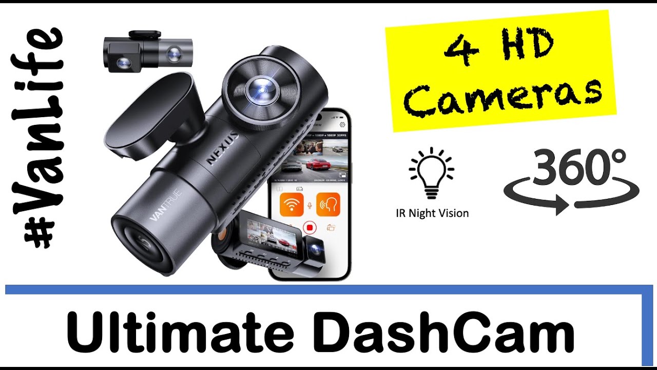 The Best DashCam Money can buy?  Vantrue N5 4 Camera 360 Dash cam.