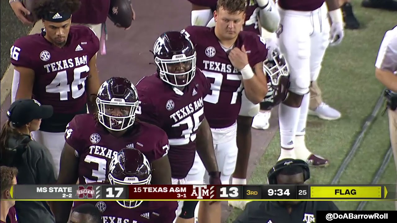 Mississippi State OL/Offense vs Texas A&M Defense (2021)