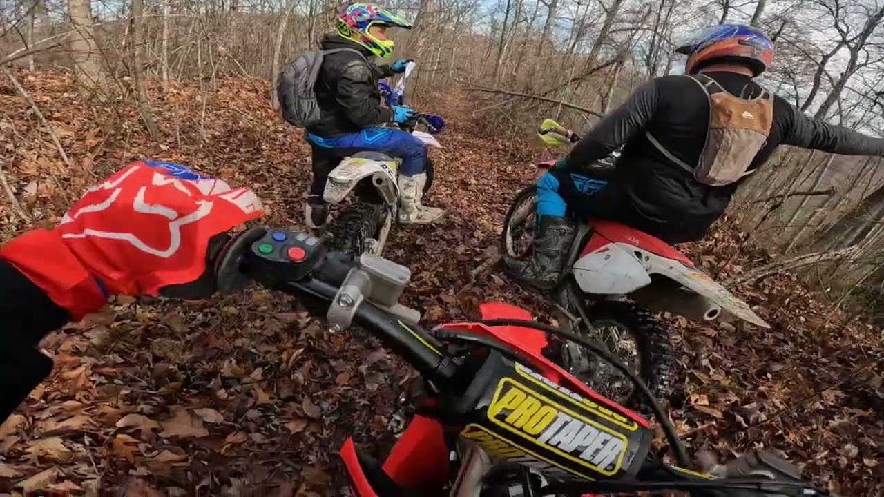Trail riding a Crf450r 2022.