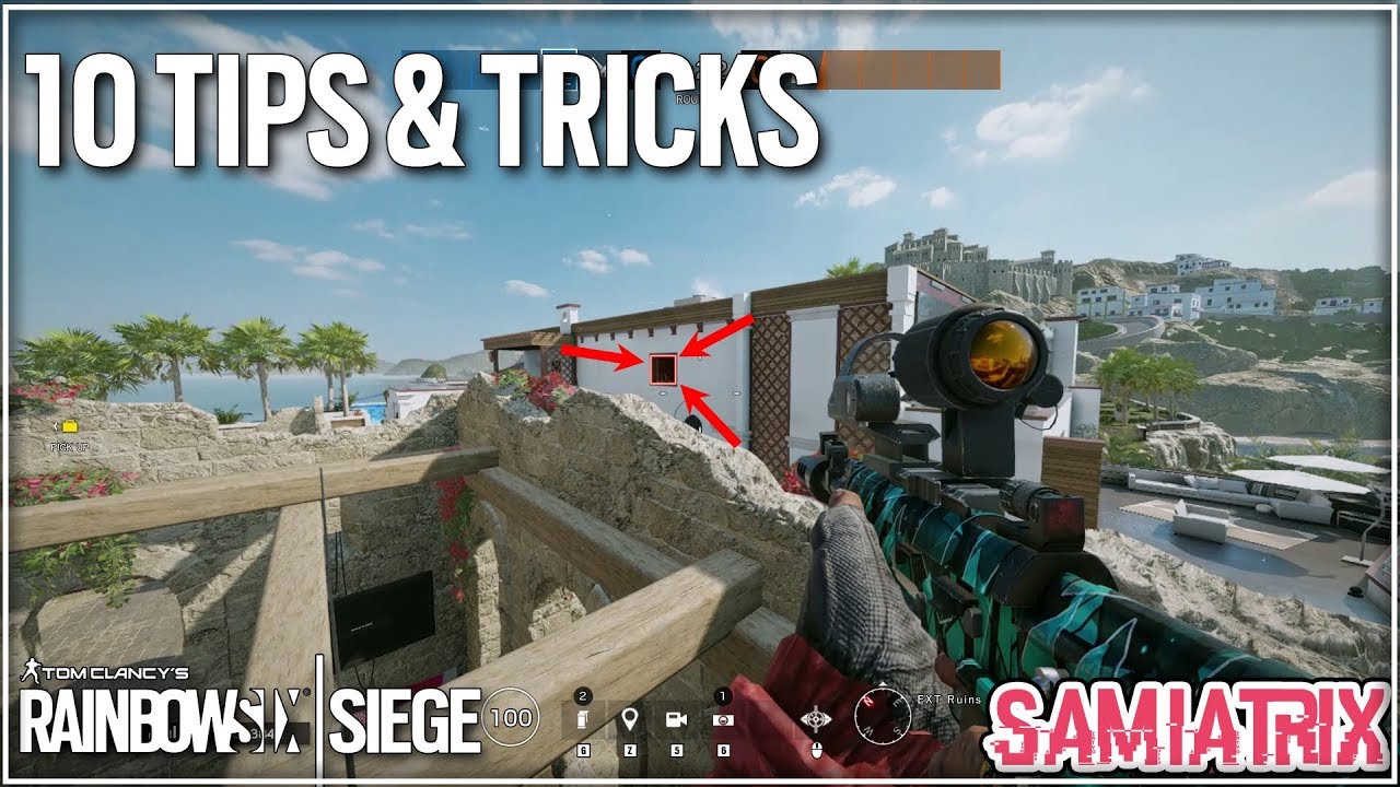 New Parkour Trick on Coastline - Ten Tips & Tricks - #1 - Rainbow Six Siege