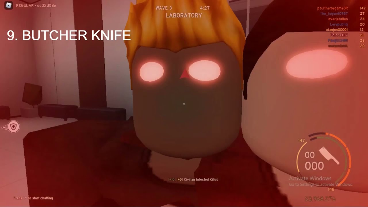 EVERY KILL with EVERY MELEE (also the RPG-7 & m320) in Roblox: Those Who Remain