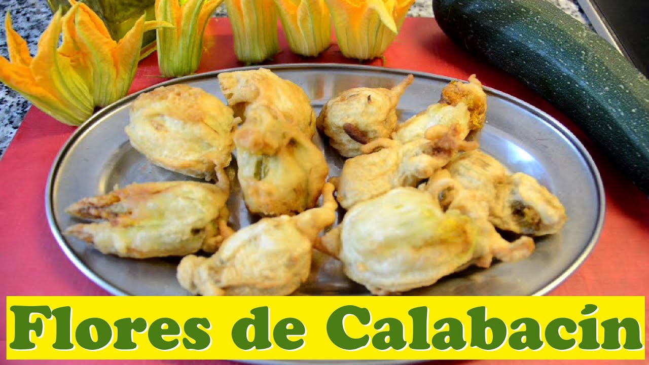 Flores de Calabacín. Las Recetas del Hortelano