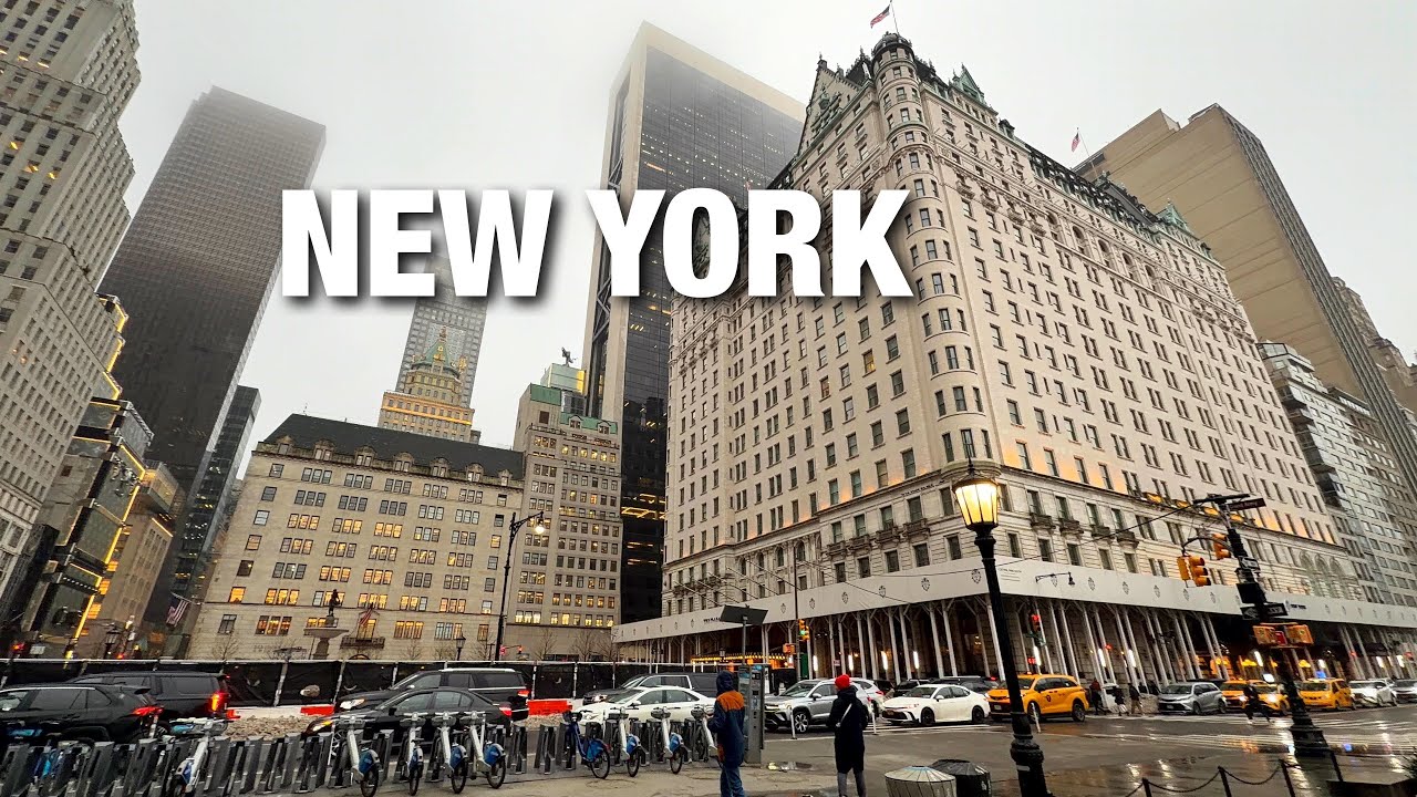 New York City LIVE Rainy Manhattan on Friday (February 20, 2026)