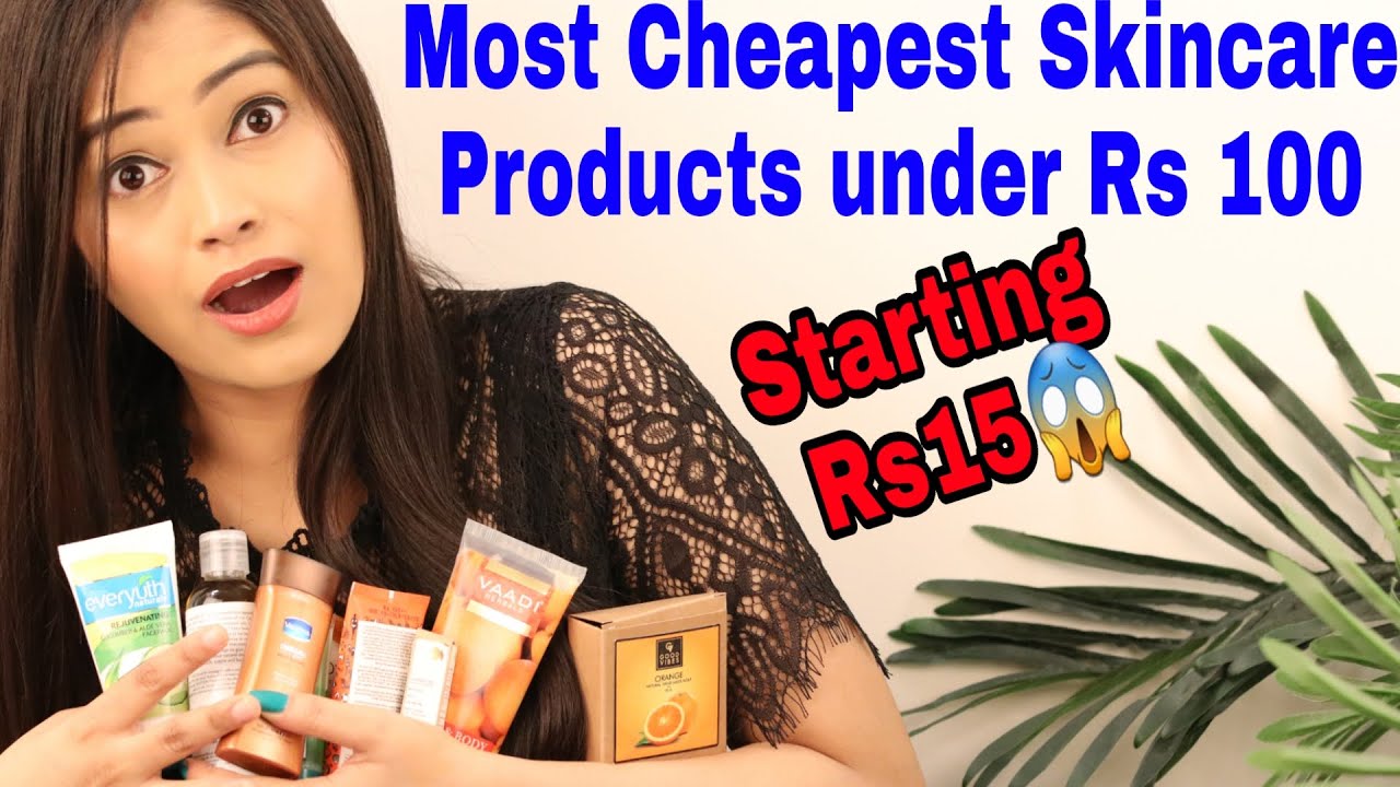 😱Rs15से Startingसबसे सस्तेSkincare Routine Teenagers&Adult(सबकुछUnderRs100)Most Cheapest Skincare