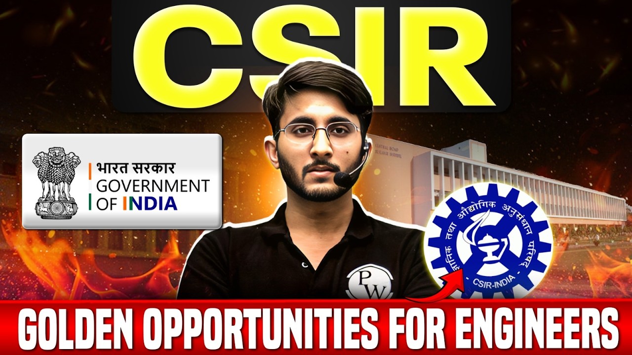 CSIR Recruitment 2026 | Government OF India | Golden Opportunities For Engineers