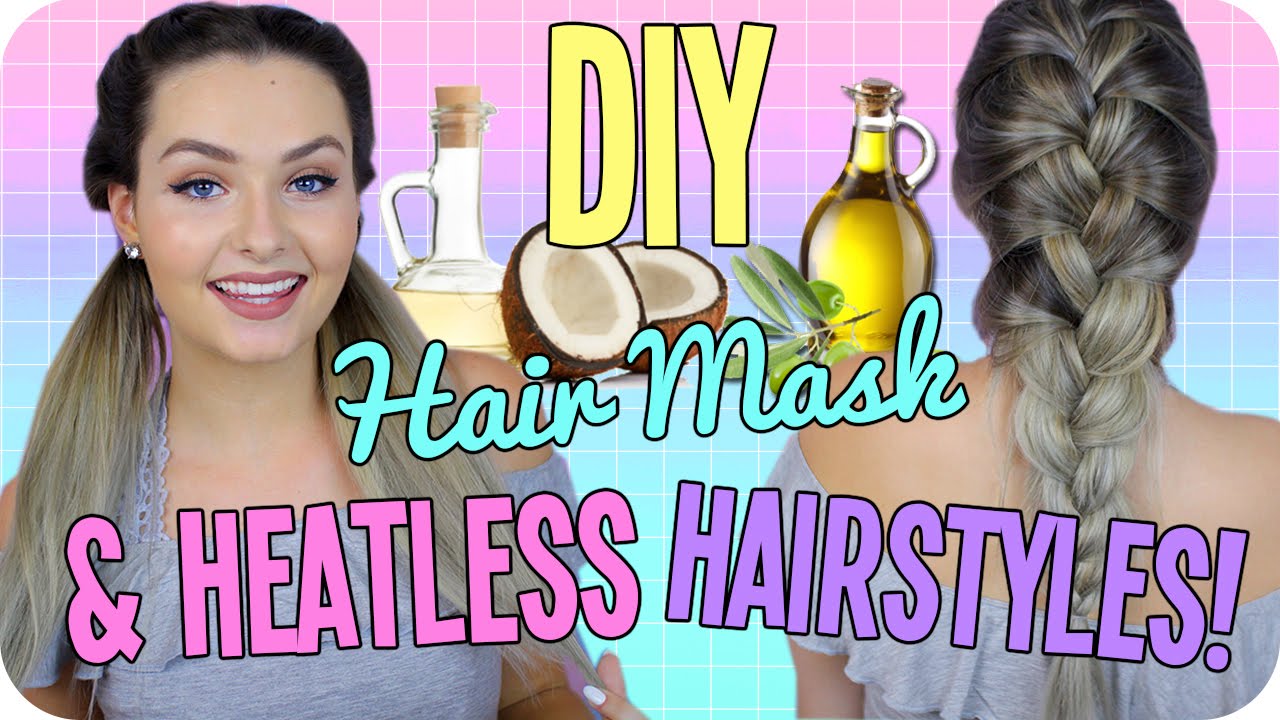 DIY Hair Mask & Easy Heatless Hairstyles for Summer!