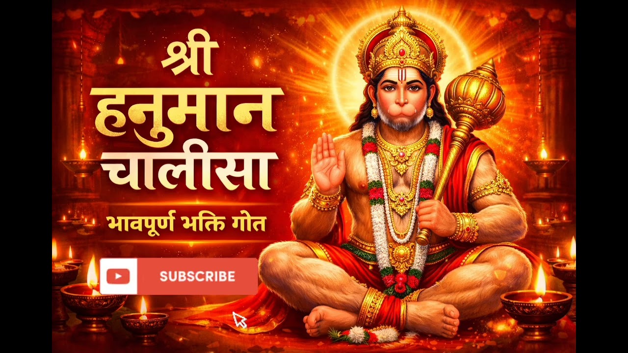 श्री हनुमान चालीसा | Hanuman Chalisa Full Song | संकट मोचन भक्ति पाठ | Powerful Bhajan 2026