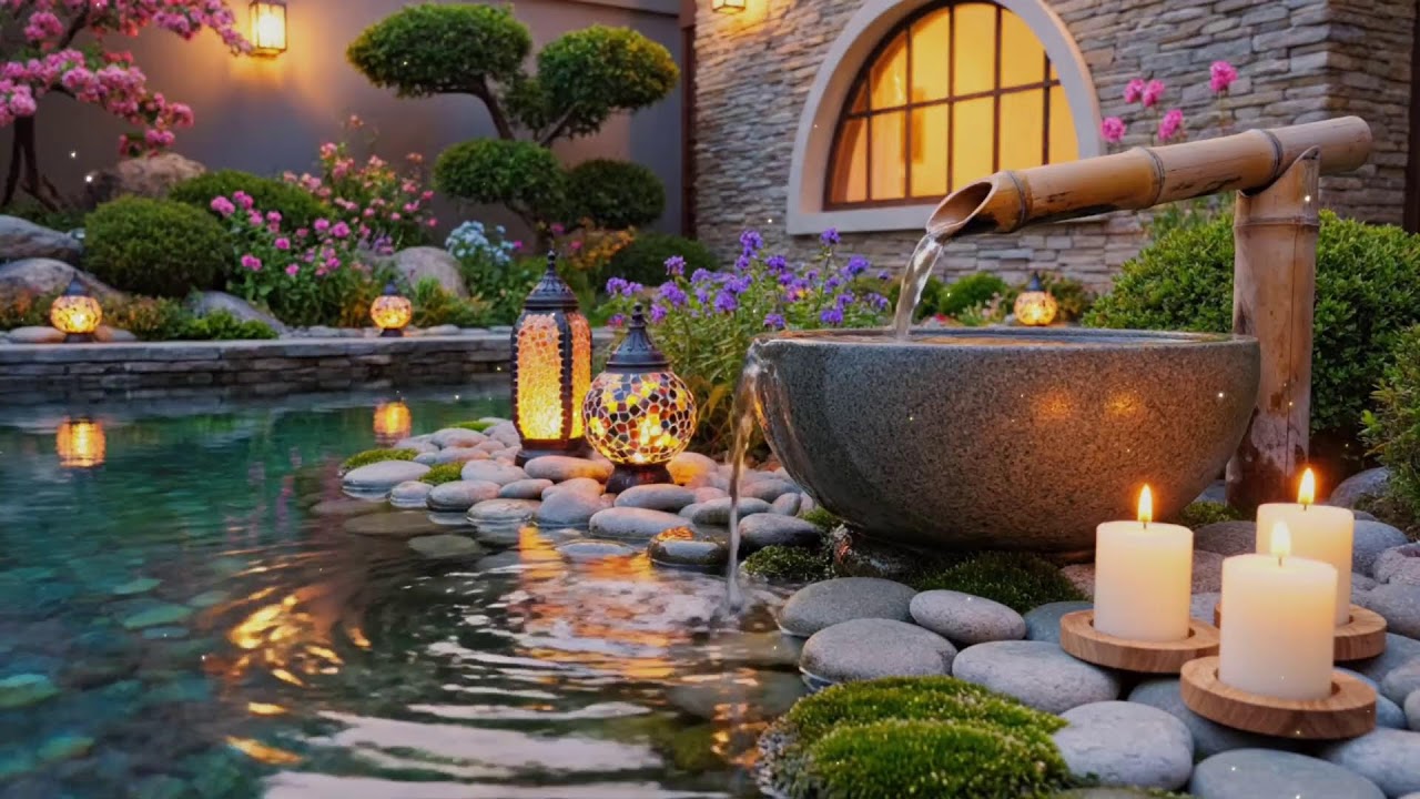 Relaxing Piano with Nature Water 🌿 Soothing Stress, Healing Mood & Inner Peace