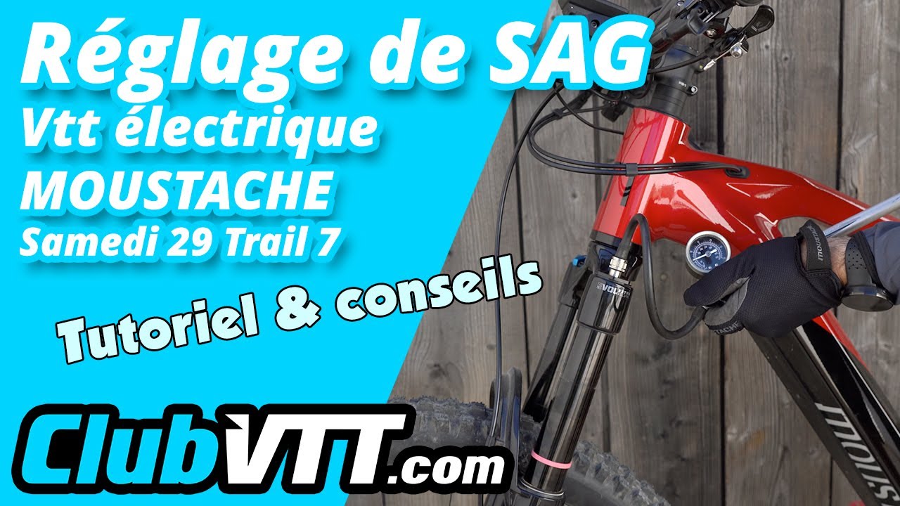 Tutoriel r&eacute;glage de SAG sur votre vtt &eacute;lectrique Moustache Samedi 29 Trail 7. - 738