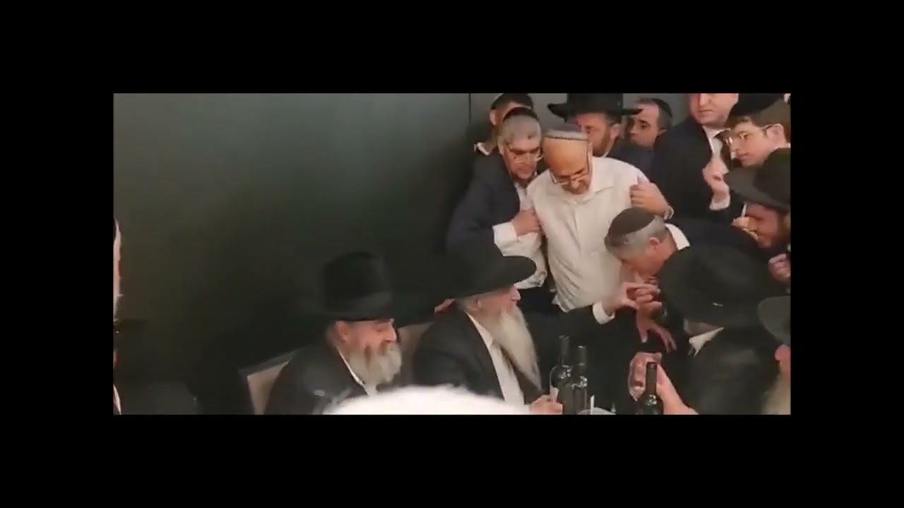 טיש בחתונה רבי דוד אבוחציריא ואחיו יקותיאל אבוחצירא