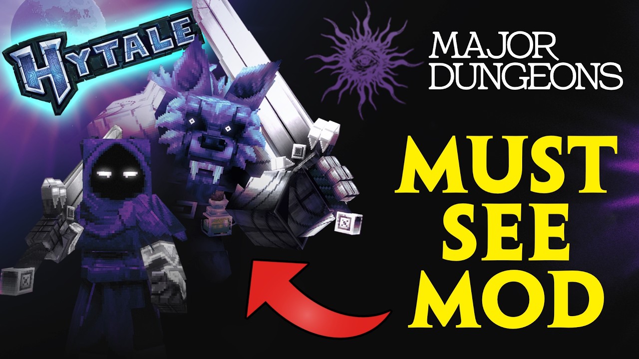 Must Have Dungeon Mod For Your World - Major Dungeons - Hytale