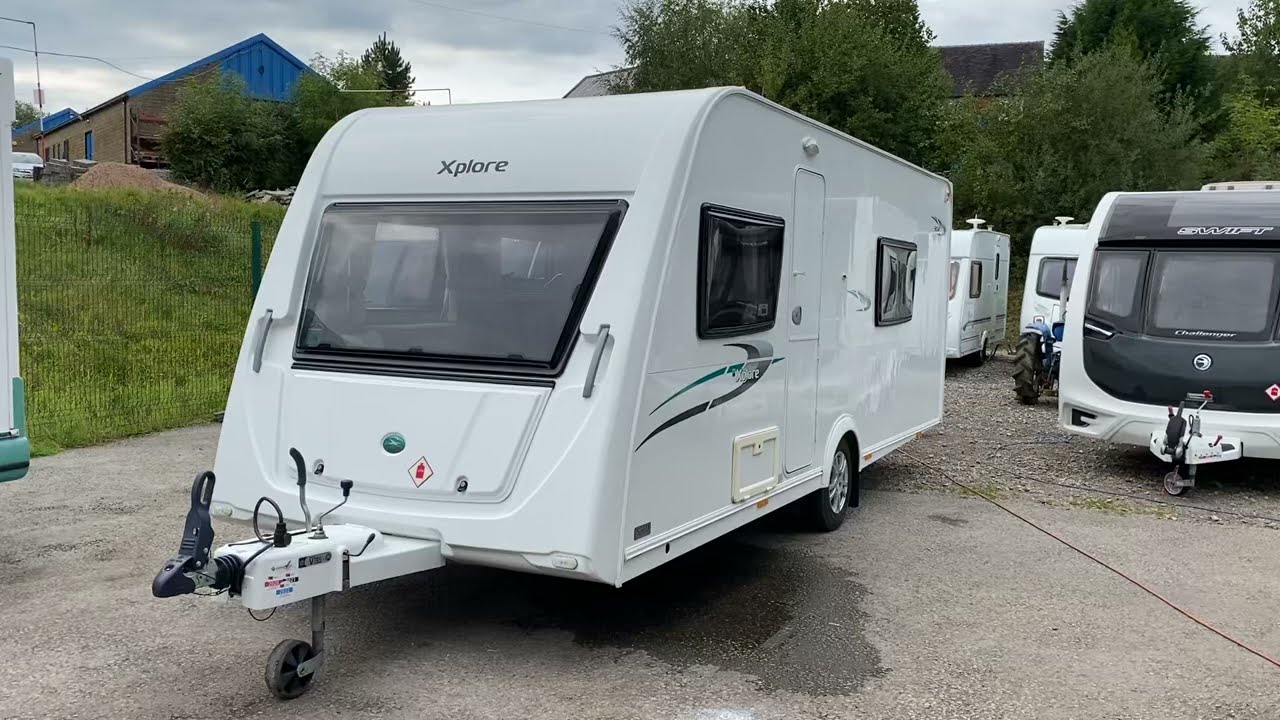 2014 Elddis Xplore 504 fixed bed lightweight caravan