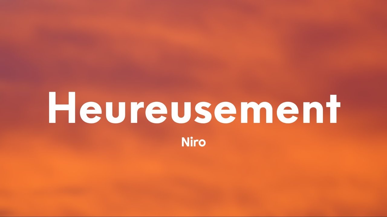 Niro - Heureusement (Paroles/Lyrics)